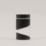 Alberto 4pcs glass canister set, black image number 3