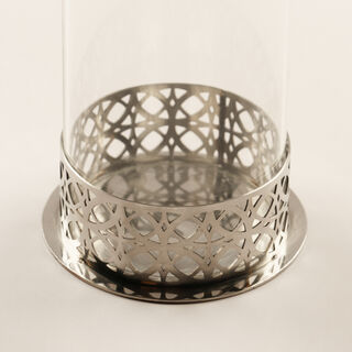 Homez Glass & Stainless Steel Oud Burner Kairouan Collection 14*14*9Cm