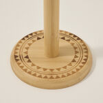Alberto Bamboo Tissue Holder Dia:14 * H:35Cm image number 3
