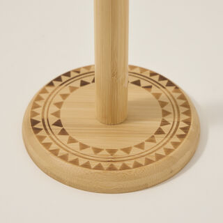 Alberto Bamboo Tissue Holder Dia:14 * H:35Cm
