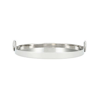 Dallaty round serving tray plain nickel 36*36*6.5 cm
