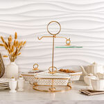 3 Pcs Rectangle Food Warmer With Stand image number 0