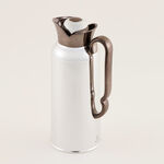 "Dallaty saudi coffee vacuum flask stainless steel white 1L image number 0