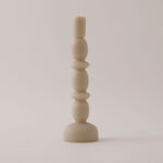 Homez Soya Wax Calm Candle, Beige 7.5*24.5Cm image number 0