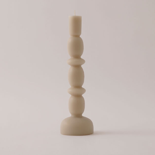 Homez Soya Wax Calm Candle, Beige 7.5*24.5Cm image number 0