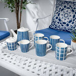 English Tea Set 7Pc Navy Carnival image number 4