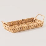 Dallaty Small Rattan Rectangular Tray 45*18*11Cm image number 0