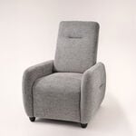 Cottage push back recliner casey gray 73*92*100cm image number 0