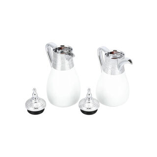 Dallaty Kerma set of 2 vacuum flask chrome