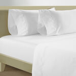Cottage 200TC cotton fitted sheet 200*200, white image number 0