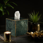 Tissue Box Green Marble image number 0