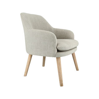 Arm Chair Light Gray