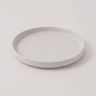La Mesa Porcelain Set Of 4Pcs Side Plates, 8", White