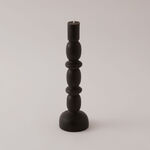 Homez soya wax calm candle, black 7.5*24.5cm image number 1