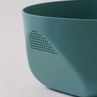 Alberto drain basket 1400ml 12.4*19.7*11.4cm, green
