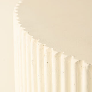 Homez Ceramic Coffee Table 55*55*42Cm, White