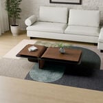 Homez donna centre table, walnut 140*70*30 cm image number 4