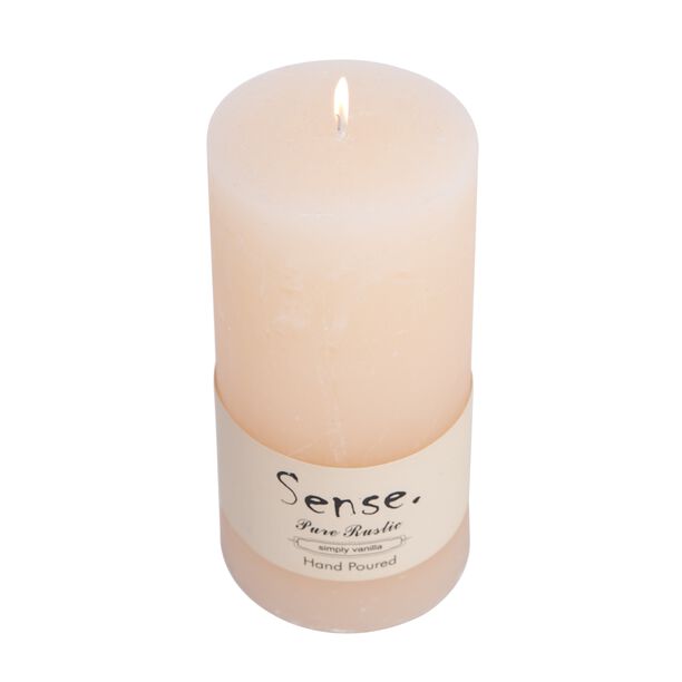 Pillar Candle Sense Rustic Ivory  image number 1