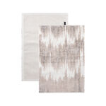 Boutique Blache beige and white bathmat 60*90 cm image number 1