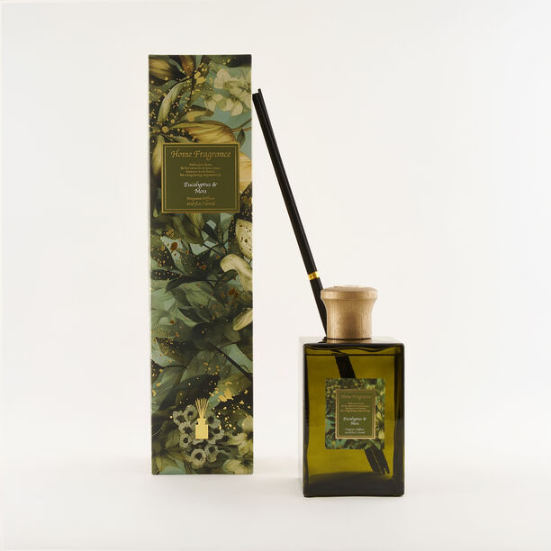 Homez Diffuser With Reeds Eucalyptus And Moss Scent 1200Ml image number 0