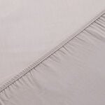 Boutique Blanche Fitted Sheet 100% Cotton 300Tc Sateen Super King, Dark Grey 200*200 Cm image number 1