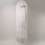 هومز منظم ملابس حقيبة بدلة من البوليستر، بيج 42*29*38 سم image number 1