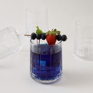 La Mesa set of glass tumbler 4pcs 10cm
