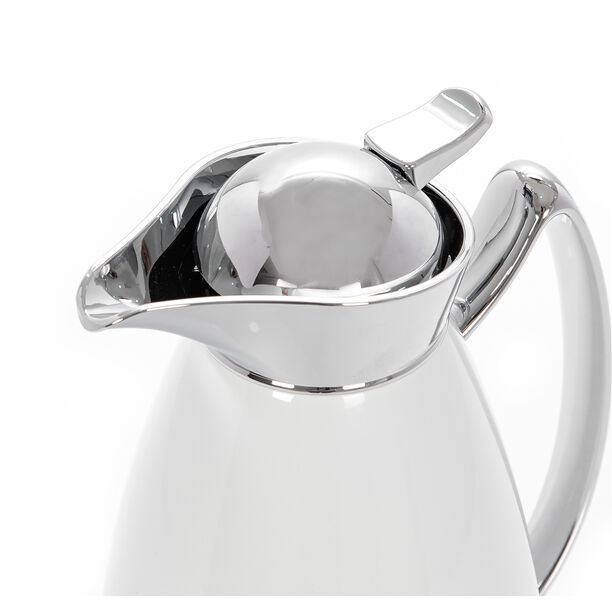 Dallety Steel Flask White/Chrome 1L image number 2