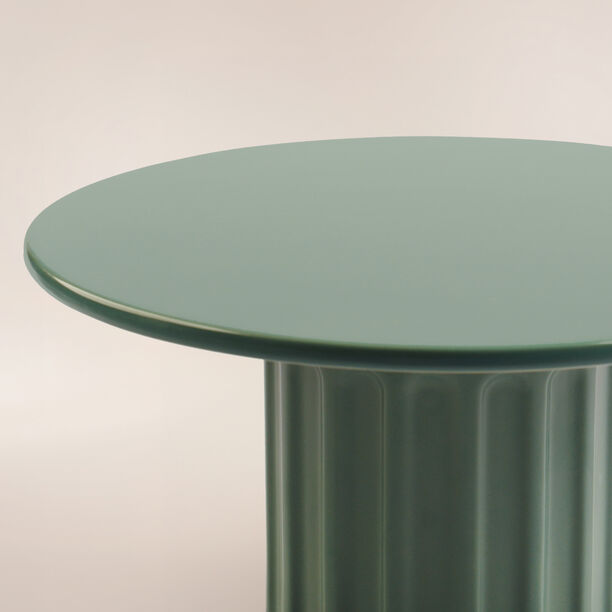 La Mesa porcelain cake stand Taibah collection, green dia 10inch image number 1