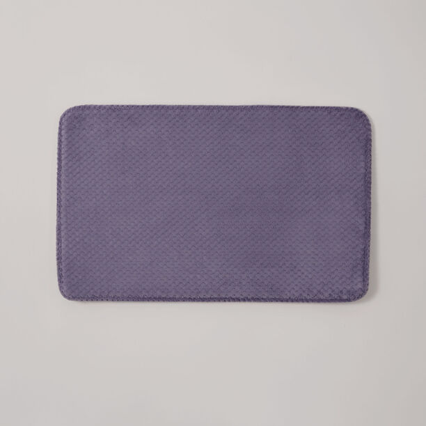 كوتاج دعاسة حمام ميموري فوم بوليستر، رمادي 50*80*1.2 سم image number 0