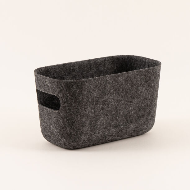 Homez Storage Basket, Dark Grey 25*13*14 Cm image number 1