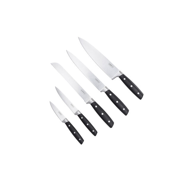 Alberto Acacia Wood Knife Block With 5 Wood Knives Set And Sharpner image number 2