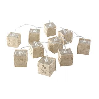 Chain Light String Led Square Shape Set 10 Pieces