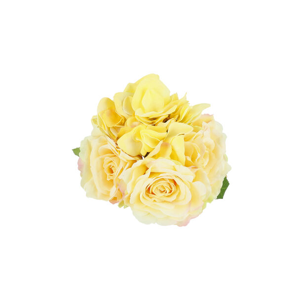 Artificial Flowers Rose & Hydrangea Bouquet image number 3