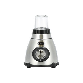 Alberto Steel Blender 3 In1 Glass Jar 400W