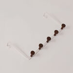 هومز علاق باب 5 قطع الومنيوم، أبيض 52*38*39 سم image number 0