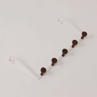 هومز علاق باب 5 قطع الومنيوم، أبيض 52*38*39 سم