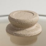 ألبرتو قدر ألومنيوم مع غطاء زجاج 5.0 لتر، كريمي image number 4