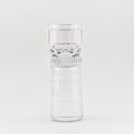 Homez candle holder glass clear 8.9*8.9*27.4 cm image number 0