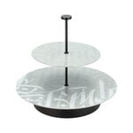 Salam Stainless Steel 2 Tier Serving Stand image number 2