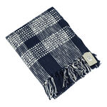 Cottage Throw Woven Dark Blue 125X150 Cm image number 0