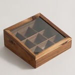 Dallaty acacia wood tea box 23.5*23.5*9.5cm image number 0