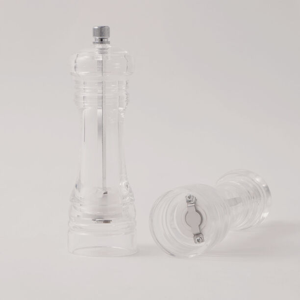 البرتو مطحنة ملح وفلفل أكريليك قطعتين 5.1*5.1*16.7 سم image number 1