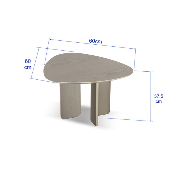 هومز موكا طاولة جانبية، رمادي 66*60*37.5 سم image number 1