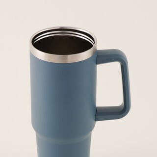 Dallaty Stainless Steel Thermo Bottle, Blue 600 Ml