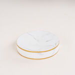 Homez marble and gold 3 pcs bath set image number 4