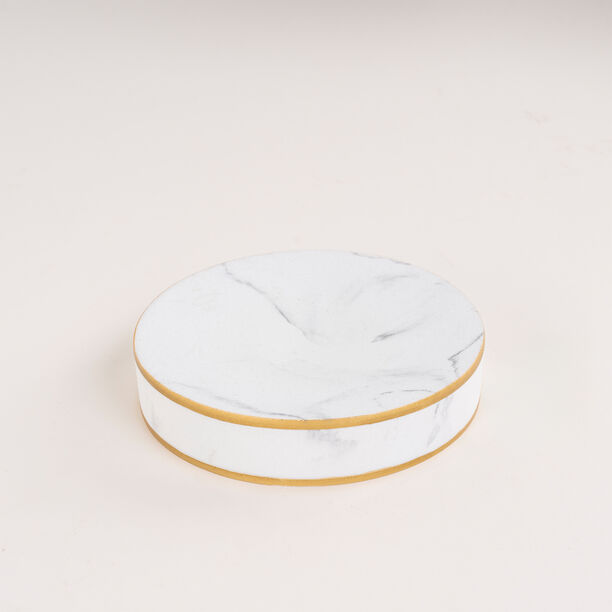 Homez marble and gold 3 pcs bath set image number 4