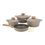 7 Pcs Retro Set Beige Marble image number 1