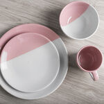 La Mesa 16 Pieces Dinner Set Serve 4 Compact Gif Light Pink image number 0