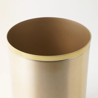 هومز سلة نفايات ألومنيوم 20*20*24سم، ذهبي